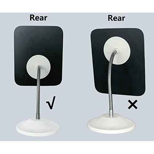 YEAKE Adjustable Flexible Gooseneck Makeup Mirror,360¡ÆRotation Folding Portable Desk Vanity Mirror with Stand Shower Shaving Cosmetic Mirror Square