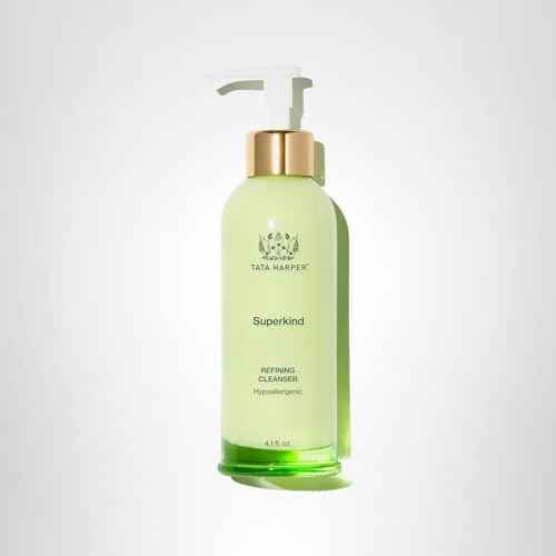 Tata Harper Superkind Refining Cleanser, Gentle Exfoliating Cleanser for Sensitive Skin, Hypoallergenic Skincare, Fragrance Free, Natural Skincare, Dermatologist Tested, Vegan, 125ml