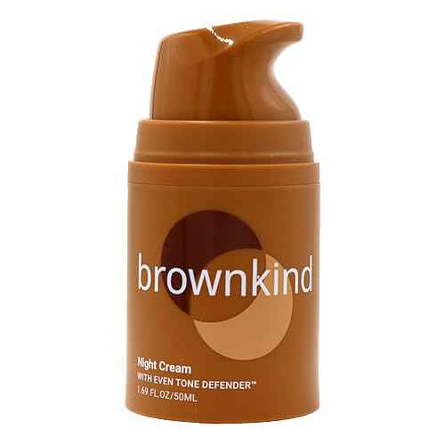 brownkind Night Cream – Restorative Overnight Moisturizer for Melanin-Rich Skin, Firms, Hydrates & Improves Texture, Dermatologist-Designed, 50ml