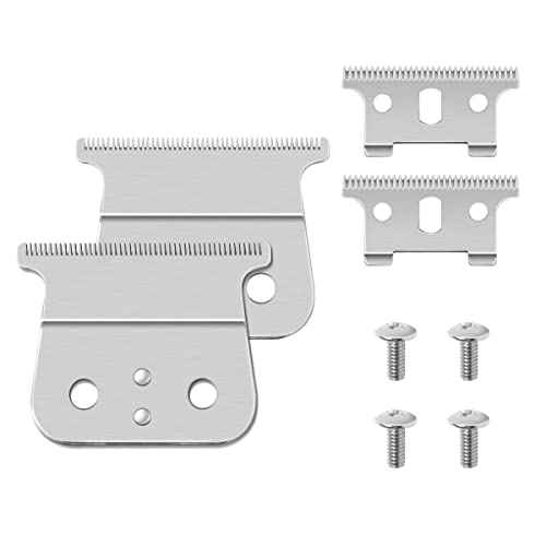 2 Pack T-Blades Compatible with Andis T-Outliner G, GO, GTO, GTX, Headliner LS2, LS3 Replacement
