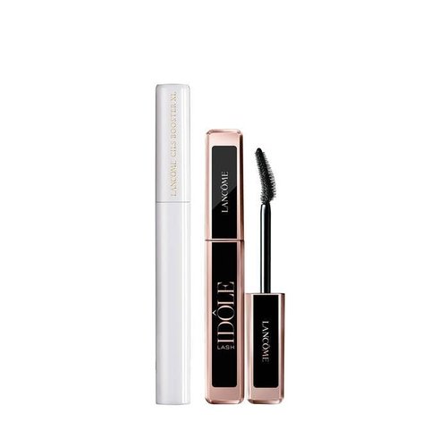 Lancôme Cils Booster XL Mascara Primer & Lash Idôle Black Mascara Duo - Lash-Lifting & Priming Full Size Makeup Set - For Lifted, Lengthened & Voluminous Lashes