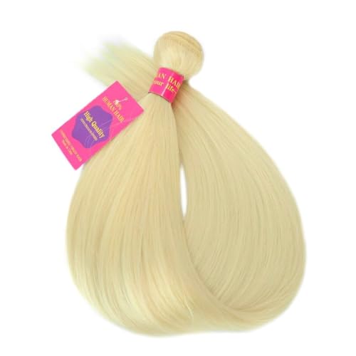 613 Straight Bundles Human Hair 30 Inch Blonde Bundles HumaHair 14A Grade 100% Unprocessed Brazilian Virgin RavHair Weave Extensions for women 100g