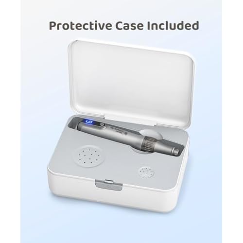 Wireless Cosmetic Pen Device for Home Use Beauty Tool for Face Scalp and Body Rechargeable with Adjustable Settings