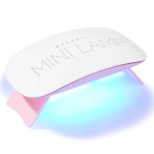 Makartt UV LED Nail Lamp: UV Light for Gel Nails, 6W Mini USB Portable Lamp Fast Drying Gel Polish Curing Light 60S Timer Dryer Manicure Salon Home DIY