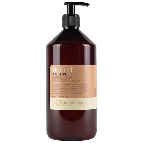 InSight Professional Shampoo for Sensitive Skin, 30.4 Fl. Oz. - Unscented, Sulfate Free, Dermatologically Tested, Vegan, Moisturizing for Dryness