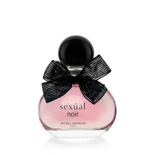 Michel Germain Sexual Noir Eau de Parfum Fragrance Spray, Top Notes of Strawberries, Mandarin and Lime, Long-Lasting, Warm Floral & Sensual Gift for Her
