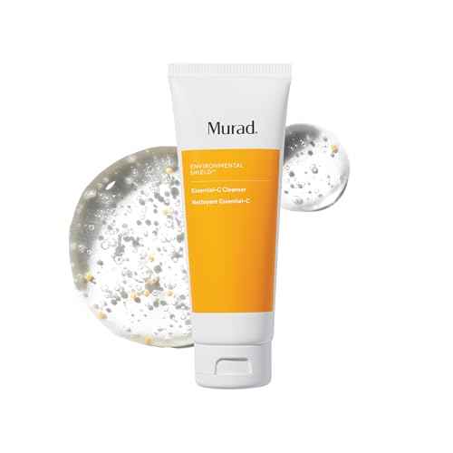 Murad Essential-C Cleanser - Energizing Antioxidant Citrus Face Wash with Vitamin C Technology - Brightening Foaming Gel Washes Away Pollution and Impurities & Conditions and Nourishes Skin