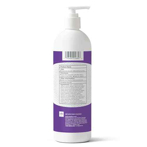 Medline Remedy Phytoplex Nourishing Skin Cream, Unscented Skin Moisturizer, Paraben Free Body Lotion, 16 Fl Oz