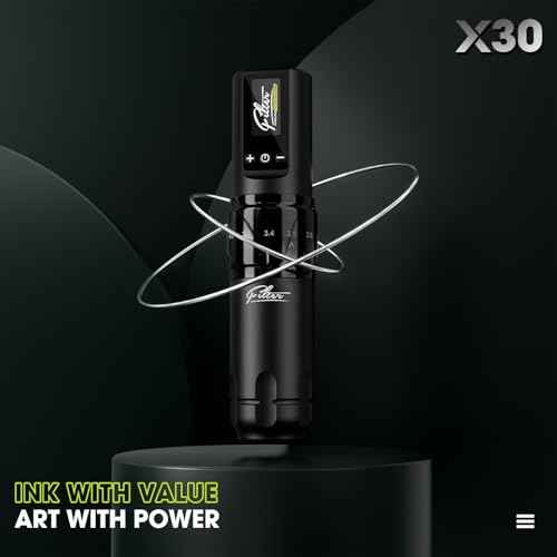 Filter Tattoo Stencil Printer Kit - Printer Machine with 7 Strokes 2.0-4.0mm Tattoo Gun Machine, Extra 1600mAh Power Supply, 20Pcs Tattoo Cartridge Needles for Beginners and Artists