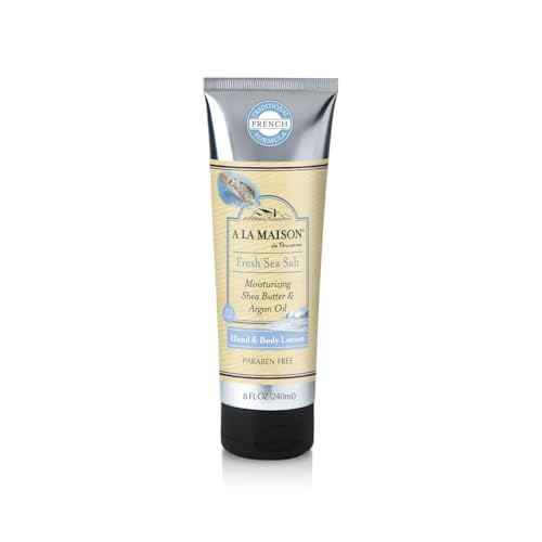 A LA MAISON Lotion - Fresh Sea Salt - 8 fl oz, silver