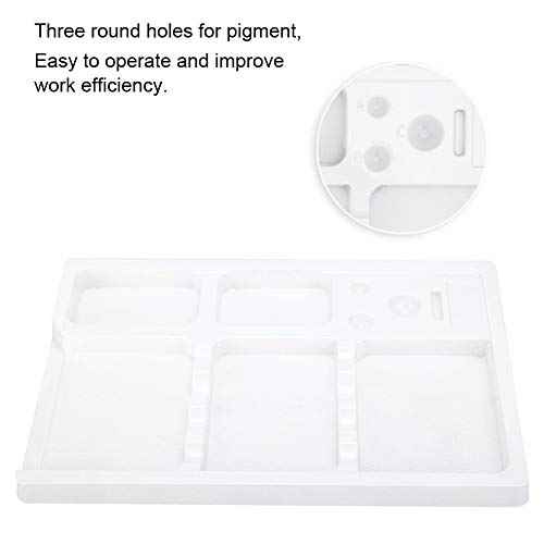 10Pcs Tattoo Cartridge Tray, Disposable Ink Cup Holder Plastic Needle Toner Cup Pigment Rack Holder Washable PVC Tattoo Tray Tool