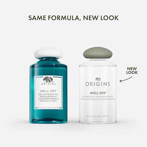 Origins Well Off Fast And Gentle Eye Makeup Remover | Ophthalmologist Tested | Non-Greasy + Non-Irritating | For All Skin Types, 5 Fl Oz