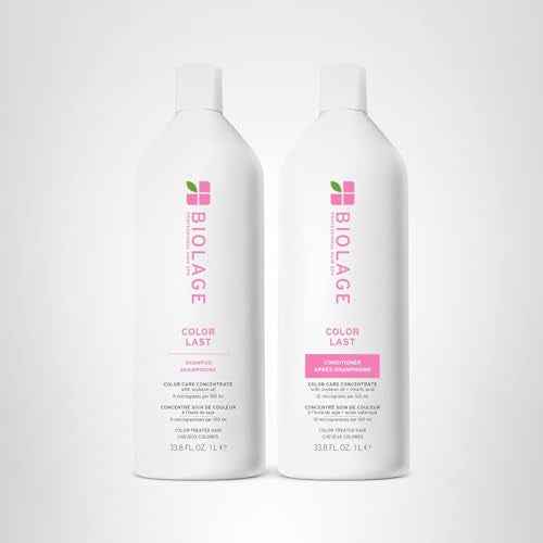 Biolage Color Last Shampoo & Conditioner Set | Helps Protect Hair & Maintain Vibrant Color | For Color-Treated Hair | Paraben & Silicone-Free | Vegan