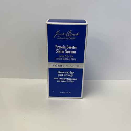 Jack Black Protein Booster Skin Serum, ProSeries Age Control - Anti Aging Serum for Men, Mens Face Serum, Face Serum for Men, Peptide and Antioxidant Serum for Face, Skin Care for Men, Mens Skincare