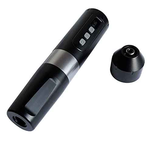 BRONC V2 Tattoo Machine Rotary Pen Style Supply Coreless Motor 2,000mAh Battery Power (Grey)