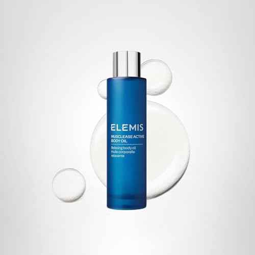 ELEMIS Active Body Concentrate Musclease 100ml, Revitalizing Massage Oil for Tired, Aching Muscles
