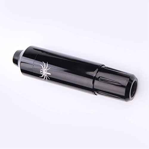 One Tattoo World Rotary Tattoo Pen Kit for Beginners, Complete Tattoo Machine Kit with 20 Tattoo Inks, Power Supply, Cartridge Needles, Grip, Gloves, and Ink Caps (Black) OTW-KPB03