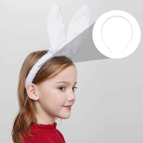 100 Pcs Bulk Headbands White Hair Band for Women Plastic Headband with Teeth for Girls Plain Hair Accessories Christmas Craft Plastic Headbands for DIY