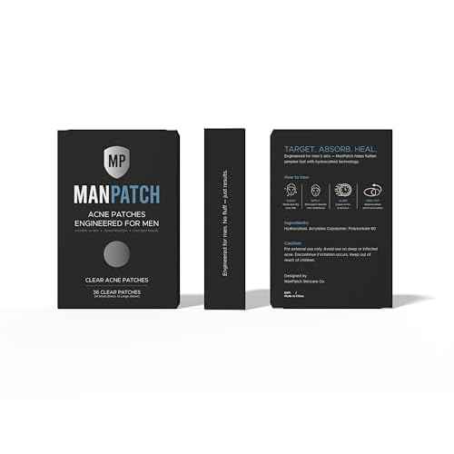 Clear Acne Patches for Men, 36 Count