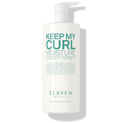 ELEVEN AUSTRALIA Keep My Curl Moisture Conditioner for Women & Men - Conditioner for Curly & Wavy Hair, Moisturizing Shea Butter, Reduces Frizz, Adds Shine, Hydrating, Sulfate Free