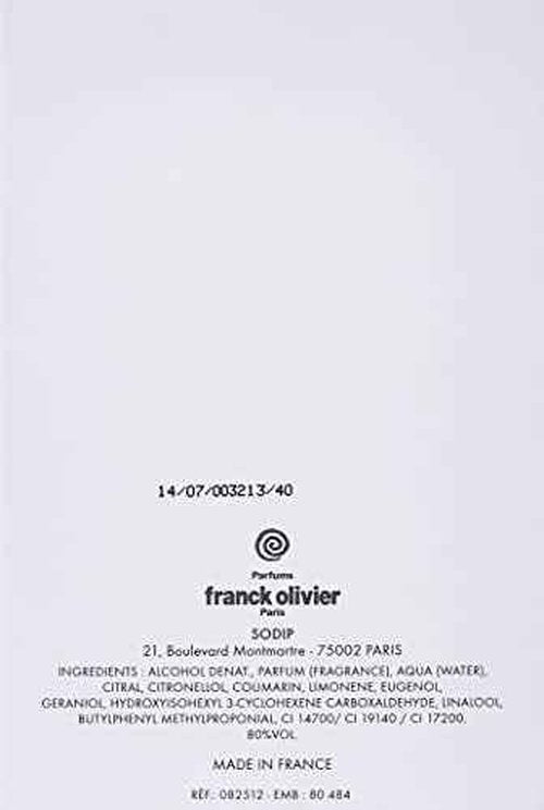 Eau De Passion By Franck Olivier For Men. Eau De Toilette Spray 2.5 Oz.