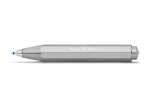 Kaweco AL SPORT Ball Pen Raw I Retractable Ballpoint Pen in Classic Design with Standard D1 Refills I Aluminium Ball Pen 13cm