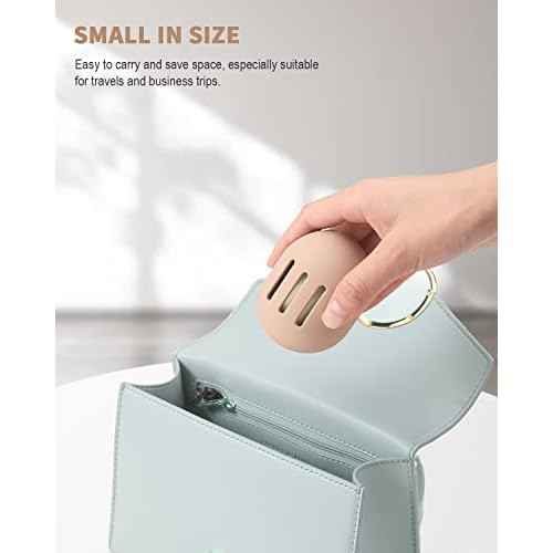 CORNERIA Integrated Makeup Sponge Travel Case, Silcone Washable Reusable Makeup Sponge Holder, Blender Holder Beauty Makeup Sponge Protective Carrying Case