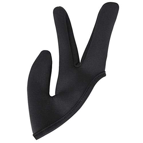 Beaupretty 1pc Heat Resistant Three Finger Cover for Hairdressing Blister Protection Gloves for Curling Straightening Hair Styling Mittens