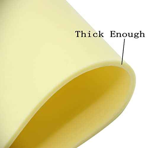 5pcs Tattoo Skin Practice 3MM Thick 8x12" Blank Double Sides Soft Silicone Pads Fake Skin Tattooing Microblading Practice Skin for Tattoo Supplies