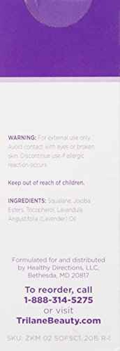 Healthy Directions Trilane Squalane Anti-Aging Moisturizer and Beauty Oil Nourishes and Reduces Dry, Rough, Flaky Skin (Lavender Scented)