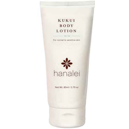 Hanalei Cruelty-Free Kukui Oil Body Lotion ? Paraben-Free, Dye-Free Moisturizer with Kukui Nut Oil, Shea Butter & Jojoba for Hydrated, Soft, Nourished Skin ? Travel-Friendly Size 80 ml