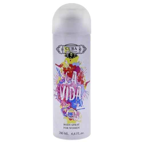 Cuba La Vida by Cuba for Women - 6.6 oz Body Spray