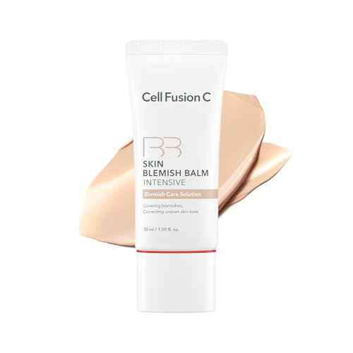 Cell Fusion C Skin Blemish Balm No.21 Natural Light - Light with Neutral Undertone, 24h Coverage with Natural Finish, Tinted Moisutrizer for Face, 1.01 fl.oz.