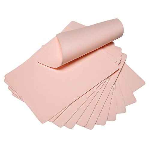 10 Sheets Blank Tattoo Skin 8"x6" Double Sides Microblading Tattoo Practice Skins for Tattoo, Eyebrow, Lips Tattoo Fake Skin Tattoo Supplies for Beginners Experienced Tattoo Artists