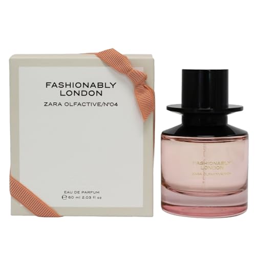 Zara Fashionably London Limited Edition Women Perfume Elegant Floral & Musky Fragrance with Rose Bergamot & Musk by Jo Malone CBE Eau de Parfum EDP 60ml (2.3 fl. oz.)