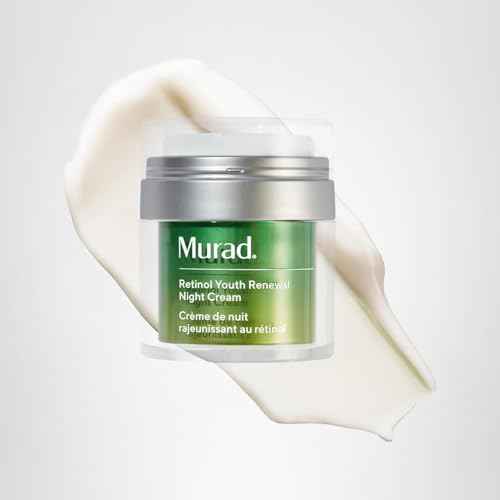 Murad Retinol Youth Renewal Night Cream - Anti-Aging Moisturizer with Retinol Tri-Active Technology and Niacinamide Gently Fights Wrinkles and Fine Lines, Boosts Radiance and Firms Skin - 1.7 Fl Oz