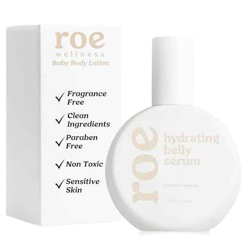 Roe Wellness Stretch Mark Belly Serum/Oil for Sensitive Skin with Long and Short-term Hydration, Increases Skin Elasticity and Firmness Reduce Stretch Marks (Belly Serum)