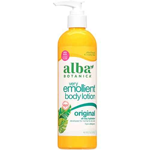 Alba Botanica Very Emollient Body Lotion, Original, 12 Oz