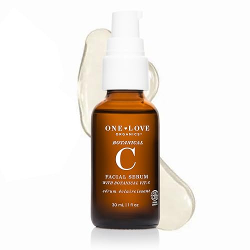 Botanical C Facial Serum ? Vitamin C Oil Serum for Dewy, Radiant Skin, Certified Organic & Cruelty Free 1 oz