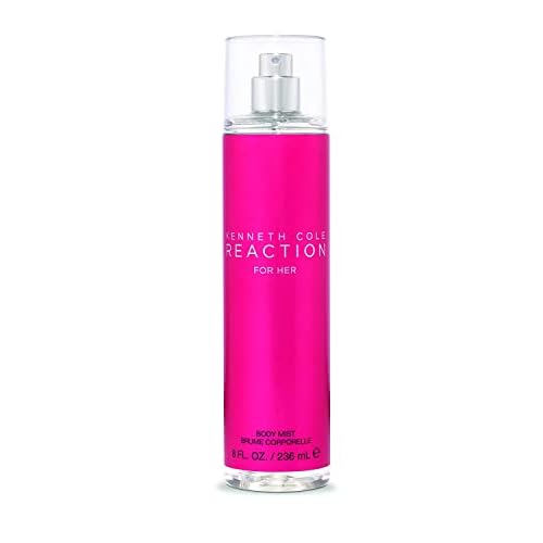 Kenneth Cole For Her Body Mist for Women, Notes of Mandarin, Violet, and White Amber, Feminine Scent, Long-Lasting, Everyday Wear Fragrance, 8 Fl Oz