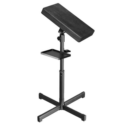Tattoo Armrest Stand With Tray - ZHOOGE Tattoo Arm Leg Rest Stand Adjustable Height Soft Pad for Tattoo Studio Tattoo Supply