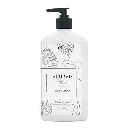 ALURAM Moisturizing Body Lotion, Hydrating Coconut Water & Squalane Cream Moisturizer for Soft Skin, Vegan, 18 Fl Oz
