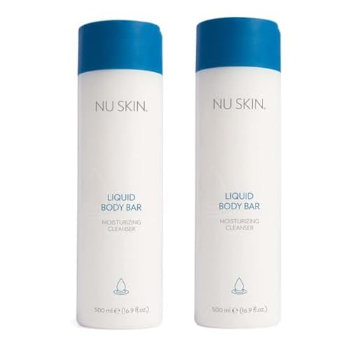 Nu Skin Liquid Body Bar | Moisturizing Cleanser for Soft, Refreshed Skin | Gentle Body Wash with Light, Invigorating Fragrance | 16.9 oz | 2 Pack
