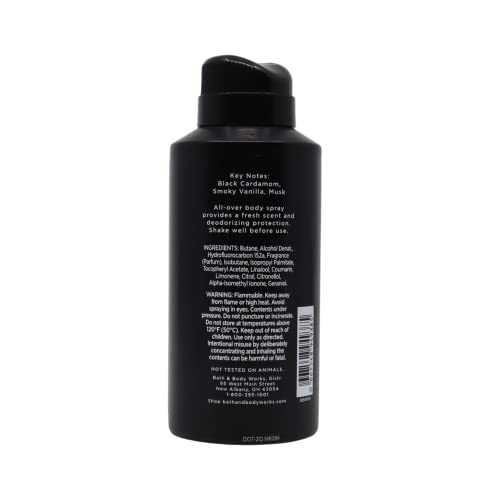 Bath & Body Works Noir Men's Deodorizing Body Spray, 3.7 Oz