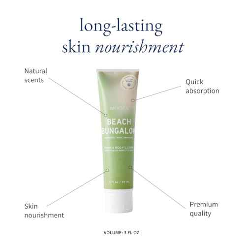 MERSEA Beach Bungalow Sea Whip Hand and Body Lotion, Scented Travel Lotion (3 oz)