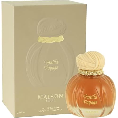 AROMA CONCEPTS | Vanilla Voyage Long Lasting Eau De Parfum EDP 3.4 Fl Oz | Unisex Perfume | Caramel, Jasmine, Tonka & Honey Notes | Luxurious Vanilla Perfume with Musk & Amber