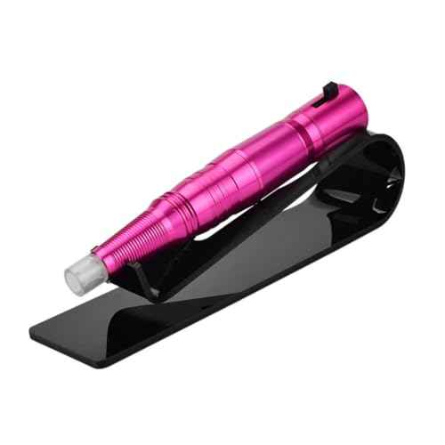 1Pc Acrylic Tattoo Machine Holder Stand Rack Rest Support Organizer Tattoo Pen Display Stand Shelf for Tattoo Machine Supply Accessories Tool, Black