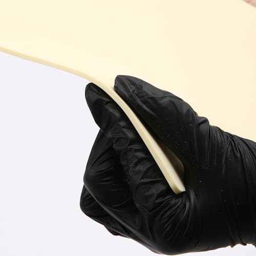 0.0098 inch Tattoo Practice Skin, 3 Pcs 11.81 * 7.87inch Thick Silicone Fake Skin Blank Double Sides Soft Skin, Tattooing Microblading Eyebrow Lip Practice Sheet for Beginners and Artists