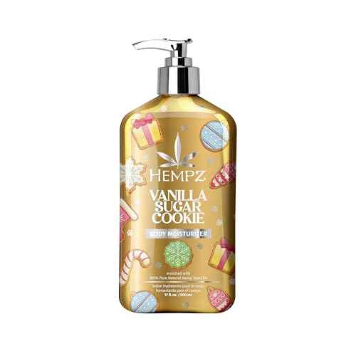 Hempz NEW Vanilla Sugar Cookie Body Moisturizer, Body Lotion, Fall Skin Care for Men & Women, Limited Edition, 17 fl.oz.