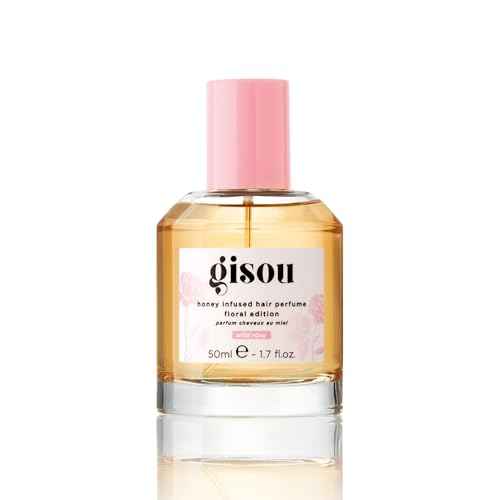 Gisou Honey Infused Hair Perfume, A Delicate Hair Fragrance with Sweet Notes of Honey, Nourishing and Hydrating Hair Shine Spray (1.7 fl oz) (Wild Rose)